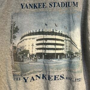 Yankee Stadium Vintage Tshirt Stadium Collection